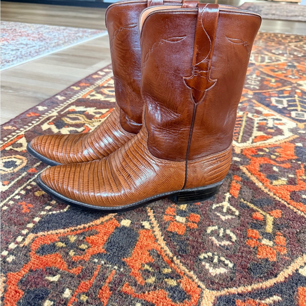 Lucchese VINTAGE Men’s size 11D Leather Western Boots